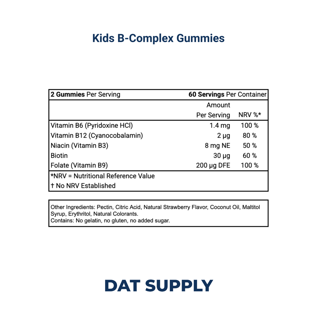 Kids Vitamin C Gummies White Label Formula – Immune & Antioxidant Support | DAT Supply