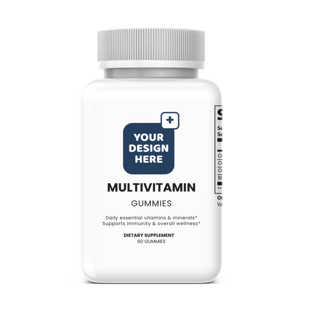 Multivitamin Gummies White Label PET Bottle – Daily Nutrition | DAT Supply