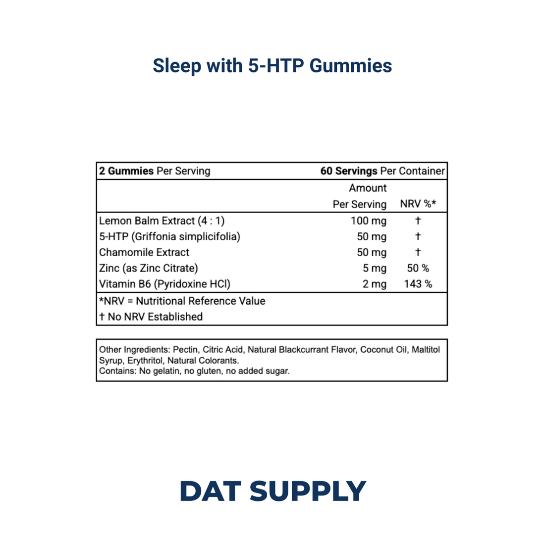 Sleep with 5-HTP Gummies White Label Formula