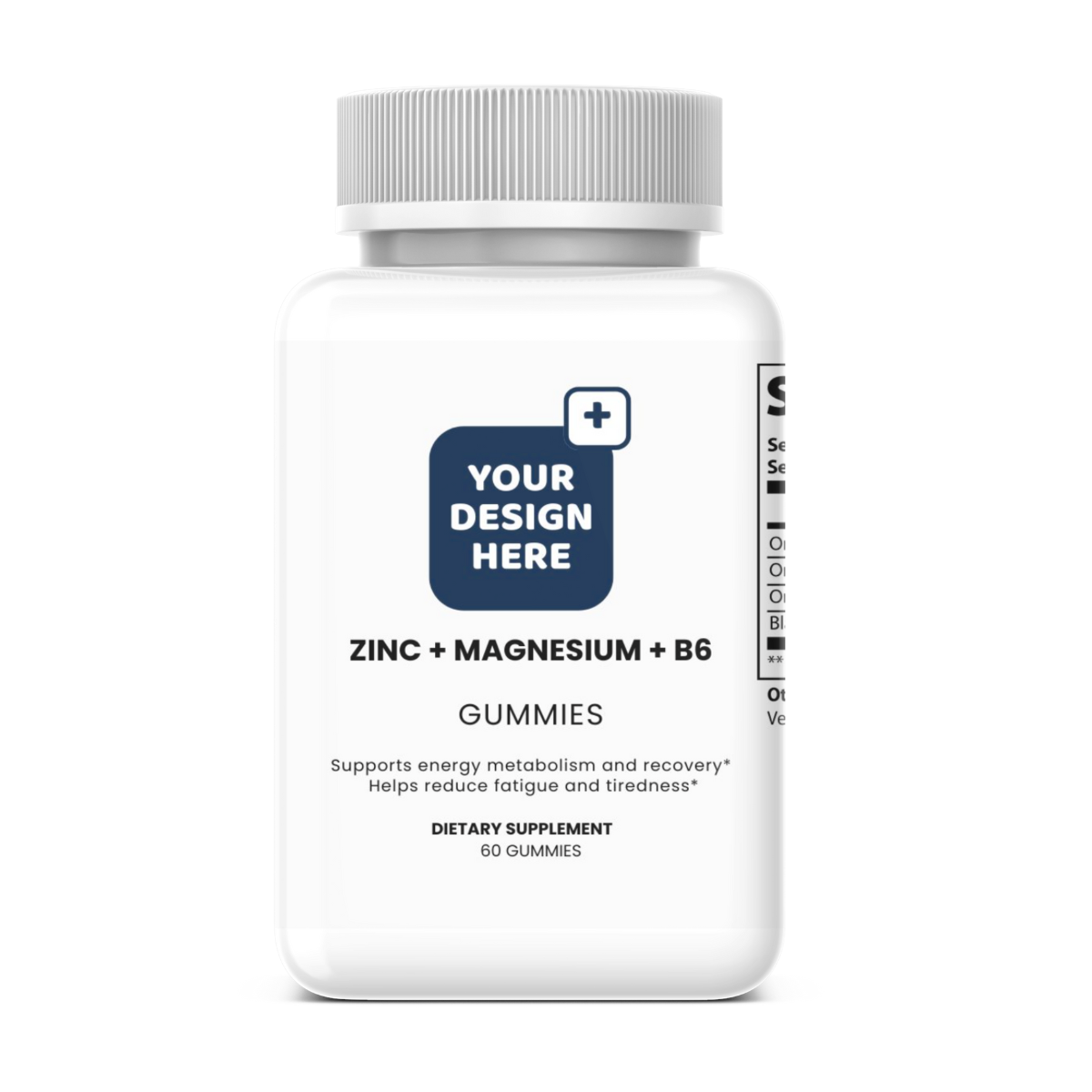 Zinc Magnesium B6 Gummies White Label PET Bottle – Recovery & Sleep | DAT Supply